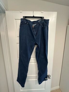 Mugsy Straight Fit Men's Navy Denim Jeans